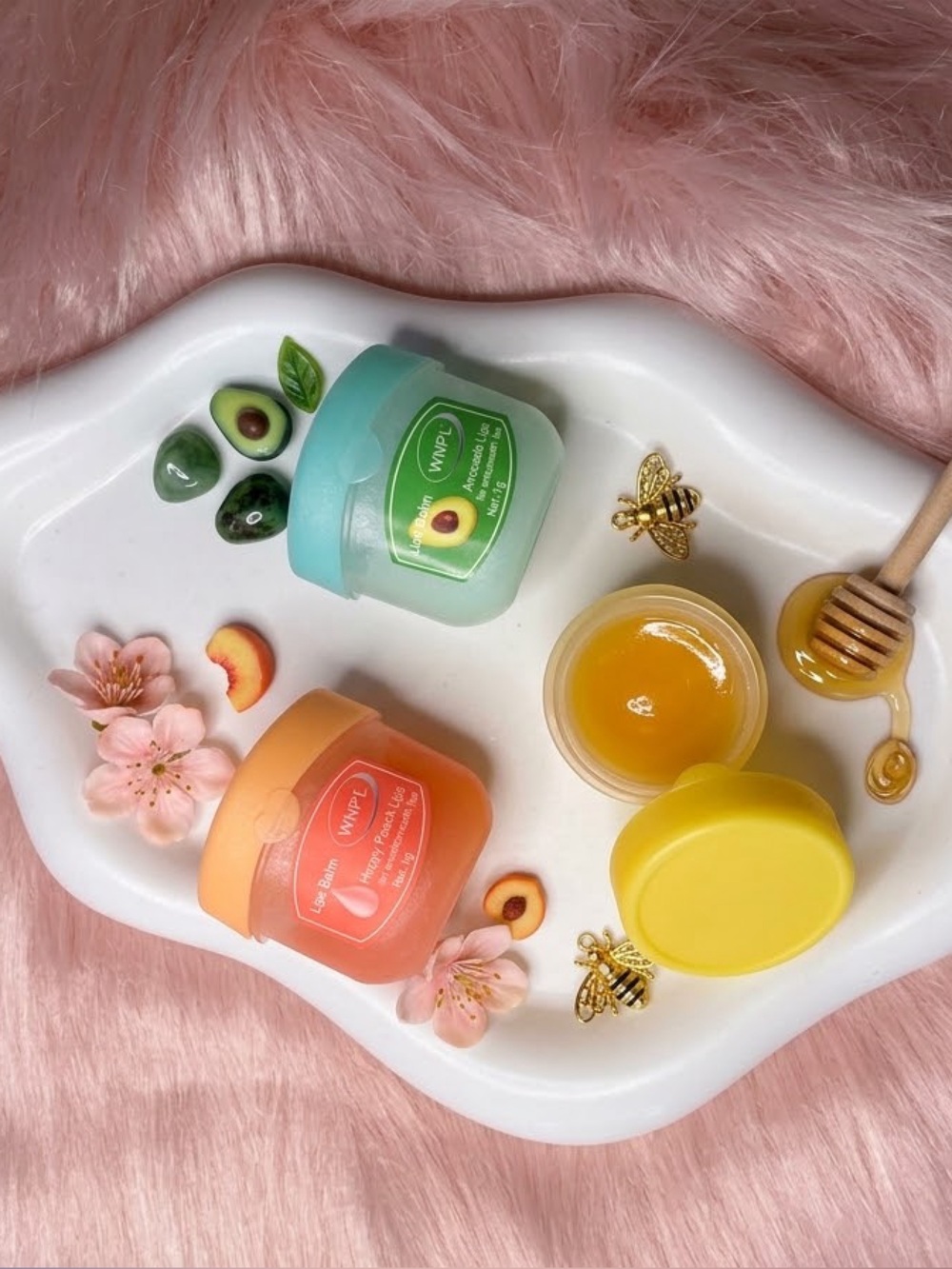 Hydrating Body Jelly Trio — Peach, Avocado & Honey Moisturizers